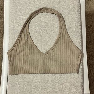 Missguided  halter crop tank